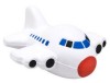 pelota antiestrés promocional (promotional stress ball) Avión, Jet, Jumbo de pasajeros, color blanco