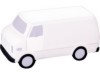 pelota antiestrs promocional (promotional stress ball) Van, Camioneta blanca, camioneta de carga, furgoneta