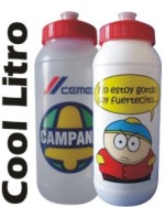 cilindro promocional (cilindros publicitarios, bebedores promocionales) con capacidad 1000 ml. colores especiales mínimo 1000 pzas. Impresión:color directo o selección a color Estos artículos son a partir de 1000 piezas, con un tiempo de entrega de entre 10 y 20 días