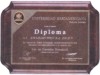 cuadro diferentes formas con placa met?lica, escrito en mismo color que la placa met?lica con diferentes fondos, puede incluir alg?n logotipo de empresa o instituci?n.