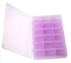 estuche de pl?stico colores surtidos: rosa, azul, lila, humo, blanco, amarillo, rojo