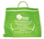 bolsa de mandado publicitaria de pl?stico para campa?as, con doble asa, la clasica para el mandado; se puede imprimir en serigraf?a con los datos de su negocio y dibujos que ilustran su giro: Reg?lela a fin o principio de a?o. Sus clientes y amigos siempre se lo agradecer?n y el ama de cas estar? feliz con SU BOLSA DE MANDADO!!!