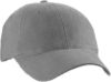 gorra gabardina para ni?o o adulto en color gris, con broche sujetador de pl?stico, el bordado es de 5 x 5 cms aprox. (cachuchas y gorras publicitarias promocionales)