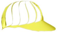 gorra visera tnel de viento (visera promocional) portavin en color amarillo, unitalla.
