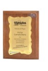 diploma Pergamino Elite en placa de aluminio Anodizado de 175 mm x 250 mm, grabado con sus datos, en base de cristal, poli?ster (polyester), o madera, con su logotipo impreso y o grabado
