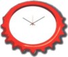 reloj de pared promocional corcholata, base de pl?stico arillo redondo, mecanismo de cuarzo, cristal protector, caratula de estireno 24 cm, ?rea de impresi?n, di?metro: cuerpo 29 cm.