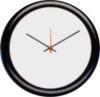 reloj de pared promocional redondo, base de pl?stico, arillo redondo, mecanismo de cuarzo, cristal protector, caratula de estireno 24 cm,di?metro cuerpo:28.8, ?rea para impresi?n.