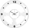 reloj de pared promocional volantito, base de pl?stico forma volante, mecanismo de cuarzo, ?rea de impresi?n. caratula estireno 8.2 cm,di?metro cuerpo 24 cms.