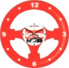 reloj de pared promocional volantito, base de pl?stico forma volante, mecanismo de cuarzo, ?rea de impresi?n. caratula estireno 8.2 cm,di?metro cuerpo 24 cms.