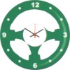 reloj de pared promocional volantito, base de pl?stico forma volante, mecanismo de cuarzo, ?rea de impresi?n. caratula estireno 8.2 cm,di?metro cuerpo 24 cms.