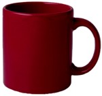 taza vino cerámica tipo tarro, impresas en serigrafía, Capacidad: 11 oz. - 330 ml. taza publicitaria promocional con su logotipo impreso