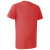 playera cuello redondo peso medio impresi?n en serigraf?a en frente y espalda color rojo.