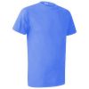 playera cuello redondo peso medio impresi?n en serigraf?a en frente y espalda color azul rey.