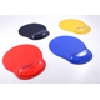 tapete para rat?n (mouse pad) ergonomico con soporte de gel para mu?eca, colores: rojo, amarillo, azul y negro.