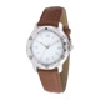 reloj de pulso promocional (relojes publicitarios de pulso) con caja met?lica, correa de piel (caf? o negra) arillo giratorio, maquinaria met?lica japonesa de alta precisi?n y estuche met?lico individual.