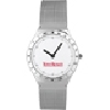 reloj de pulso promocional (relojes publicitarios de pulso) con caja met?lica slim y extensible de red, maquinaria met?lica japonesa de alta precisi?n y estuche met?lico individual.