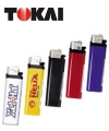 Pr?ctico y muy ?til encendedor publicitario promocional de la prestigiada marca Tokai Redondo