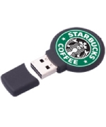 Unidad de memoria flash 4GB pl?stico redond