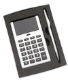 Set de calculadora y pluma Gaud? caja
