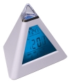 reloj promocional (relojes publicitarios) triangular con term?metro