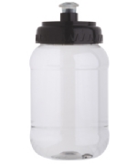 Cilindro Pet 500 ml. Transparente con chupón