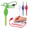 bol?grafo promocional (plumas publicitarias) (promotional pens) modelo colgable Zeta azul transl?cida .