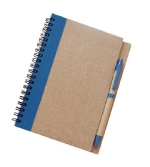 Libreta ecológica, color del producto azul