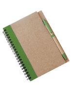 Libreta ecol?gica, color del producto verde