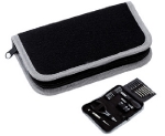 Set estuche de herramientas compact, color del producto negro