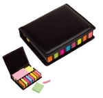 Memo set estuche office, color del producto negro