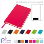 Libreta de bolsillo s?mil curpiel