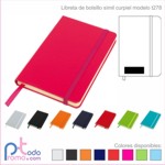 Libreta de bolsillo símil curpiel