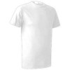 playera cuello redondo peso completo impresi?n en serigraf?a en frente y espalda color blanco