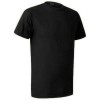 playera cuello redondo peso completo impresi?n en serigraf?a en frente y espalda color negro.