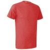 playera cuello redondo peso completo impresi?n en serigraf?a en frente y espalda color rojo.