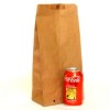 papel kraft natural (caf?) de 80grs./m2. Medidas: 16.5cm. de ancho, 32 cm. de alto y 9.5 cm. de fuelle, ideal para despensa, alimentos y productos varios.